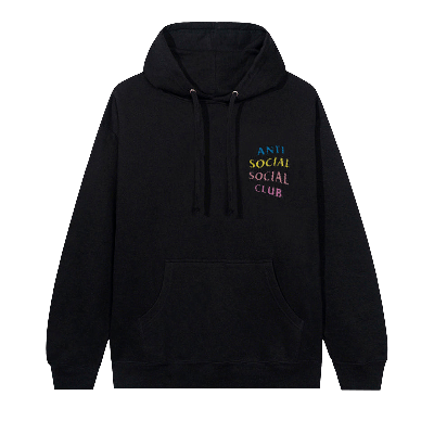 Pre-owned Anti Social Social Club Highlight Reel Hoodie 'black'