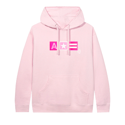 Pre-owned Anti Social Social Club No Hope For Us Hoodie 'pink'