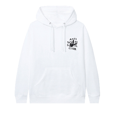 Pre-owned Anti Social Social Club X Playboy Bunny Logo Hoodie White 'white'