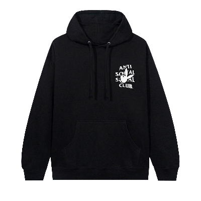 Pre-owned Anti Social Social Club X Playboy Bunny Logo Hoodie Black 'black'