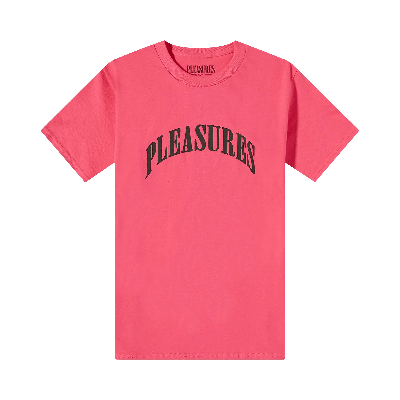 Pre-owned Pleasures Surprise T-shirt 'hot Pink'
