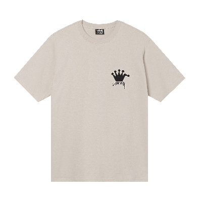 Pre-owned Stussy Lb Crown Tee 'smoke' In Grey