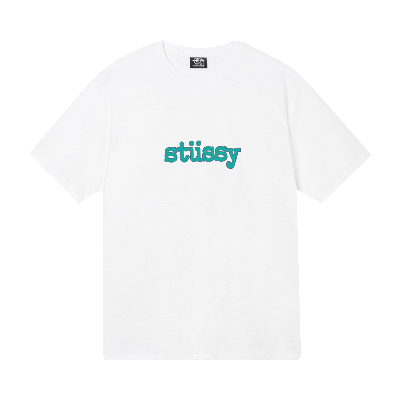 Pre-owned Stussy Typewriter Tee 'white'