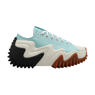 Pre-owned Converse Run Star Motion Low 'water Droplets Green' In Blue