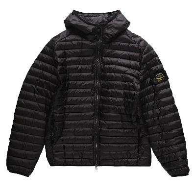 Pre-owned Stone Island Real Down Jacket 'black'