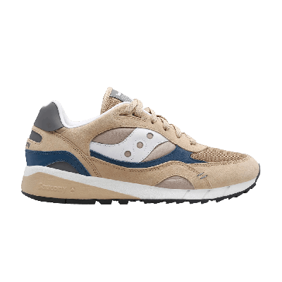 Pre-owned Saucony Shadow 6000 Premium 'sand Navy' In Brown
