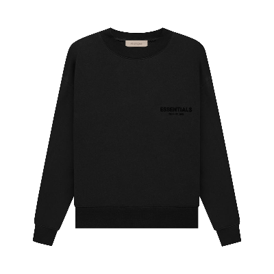 Pre-owned Essentials Fear Of God  Crewneck 'stretch Limo' In Black