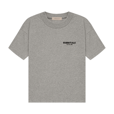 Pre-owned Essentials Fear Of God  Tee 'dark Oatmeal' In Grey