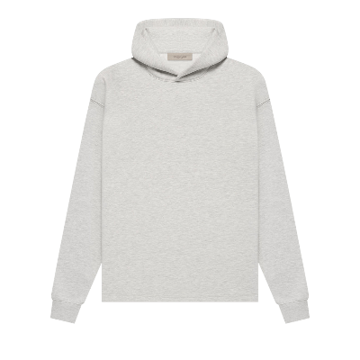 Pre-owned Essentials Fear Of God  Relaxed Hoodie 'light Oatmeal' In Grey