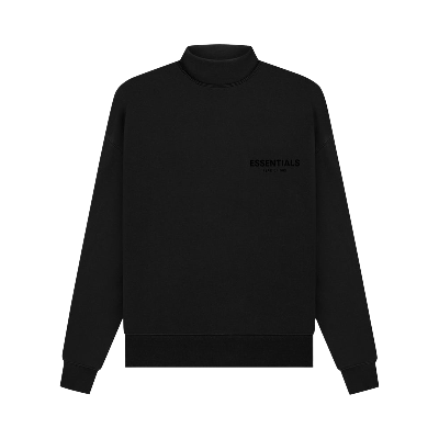 Pre-owned Essentials Fear Of God  Mockneck 'stretch Limo' In Black