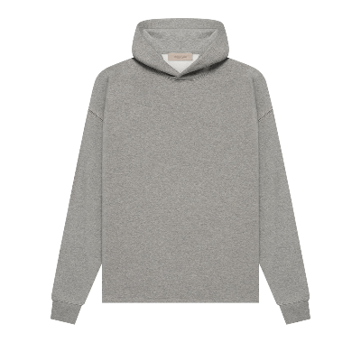 Pre-owned Essentials Fear Of God  Relaxed Hoodie 'dark Oatmeal' In Grey