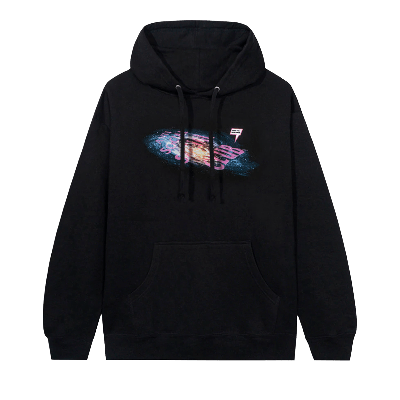 Pre-owned Anti Social Social Club Edge Of The World Hoodie 'black'