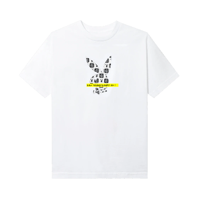Pre-owned Anti Social Social Club X Playboy Checkered Tee 'white'