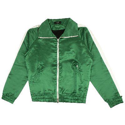 Pre-owned Amiri Logo Track Jacket 'green/white'