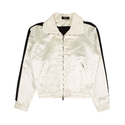 Pre-owned Amiri Full Zip Satin Track Jacket 'white'