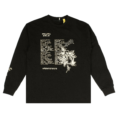 Pre-owned Moncler Long-sleeve 1952 T-shirt 'black'