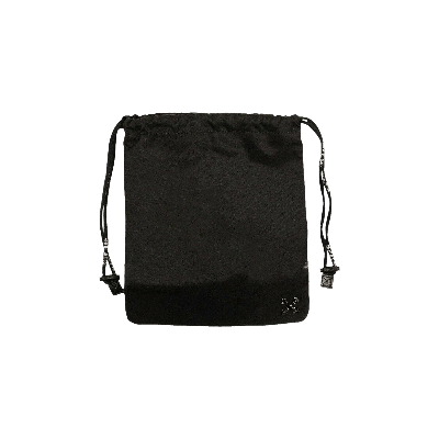 Pre-owned Off-white Nylon Drawstring Bag 'black'