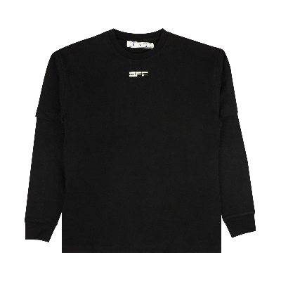 Pre-owned Off-white Cotton Masked Face T-shirt 'black'