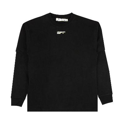 Off-white Cotton Masked Face T-shirt 'black'