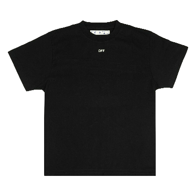 Pre-owned Off-white Stencil Logo T-shirt 'black'