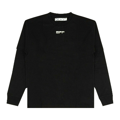 Off-white Stencil Mask Slim T-shirt 'black'