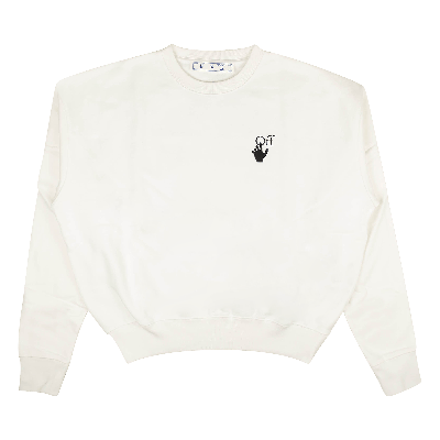 Pre-owned Off-white Bubble Arrow Over Crewneck 'white'