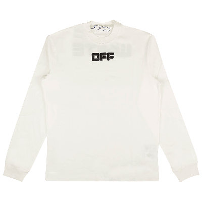 Pre-owned Off-white Arrows Font Skate T-shirt 'white'