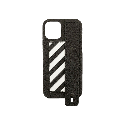 Pre-owned Off-white Iphone 12 Promax Phone Case 'black'