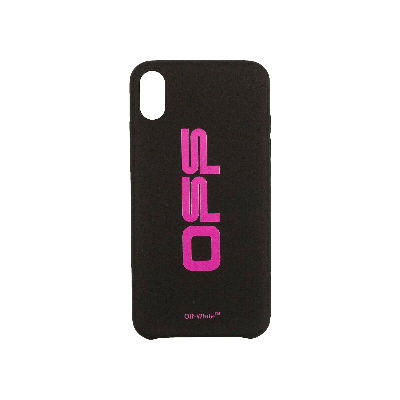 Pre-owned Off-white Carryover Xs Max Phone Case 'black'