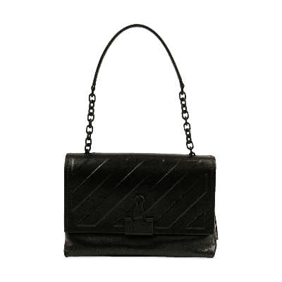 Pre-owned Off-white Embossed Diag Soft Bag 'black'