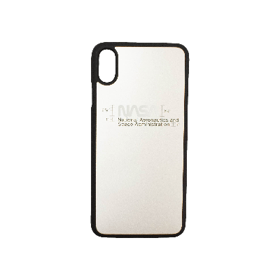 Pre-owned Heron Preston Nasa Iphone Xr Case 'silver'