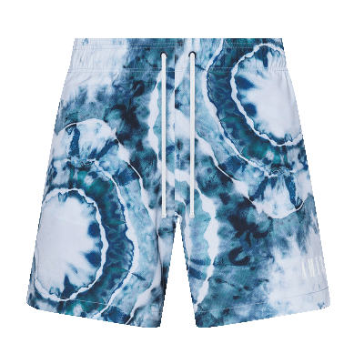 Pre-owned Amiri Tie Dye Swim Trunk 'blue'