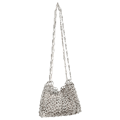 Pre-owned Rabanne Paco  1969 Nano Bag 'silver'