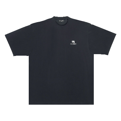 Pre-owned Balenciaga Sporty B Swim T-shirt 'black'