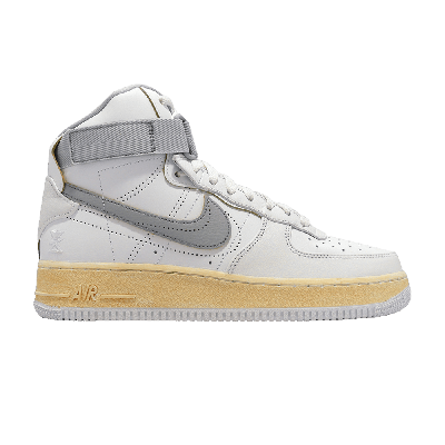 Pre-owned Nike Air Force 1 High '07 Premium 'white Wolf Grey'