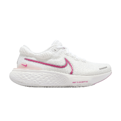 Pre-owned Nike Wmns Zoomx Invincible Run Flyknit 2 'white Pink Prime'