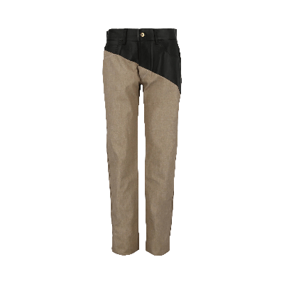Pre-owned Bottega Veneta Two-tone Pants 'multicolor' In Multi-color