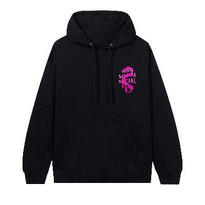 Pre-owned Anti Social Social Club Summer In Minsk Hoodie 'black'