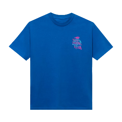 Pre-owned Anti Social Social Club Out Of Time Tee 'blue'