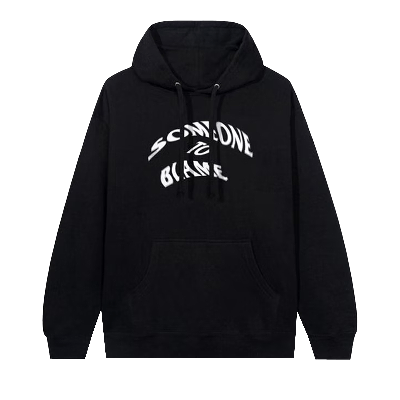 Pre-owned Anti Social Social Club Passing Fad Hoodie 'black'