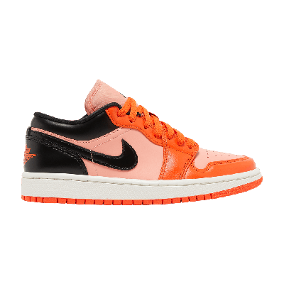 Pre-owned Air Jordan Wmns  1 Low Se 'rush Orange Black'