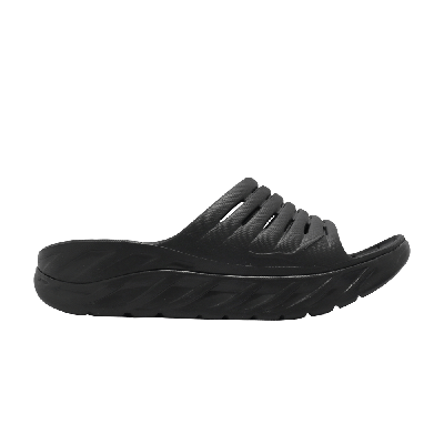 Pre-owned Hoka One One Ora Recovery Slide 'black'