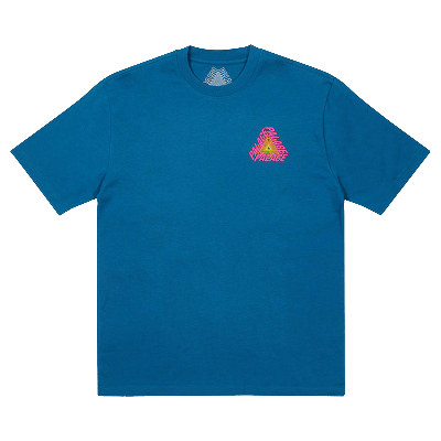 Pre-owned Palace P3 Bare Times T-shirt 'blue'