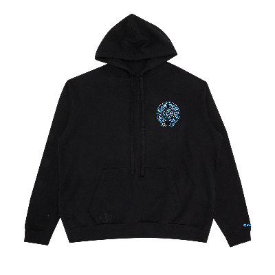Pre-owned Chrome Hearts Online Exclusive Hoodie 'black/blue'