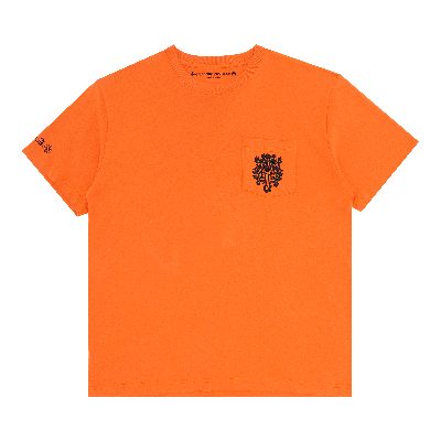 Pre-owned Chrome Hearts Dagger T-shirt 'orange'
