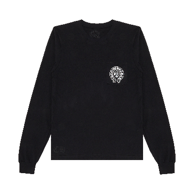 Pre-owned Chrome Hearts Miami Exclusive Long-sleeve T-shirt 'black/white'