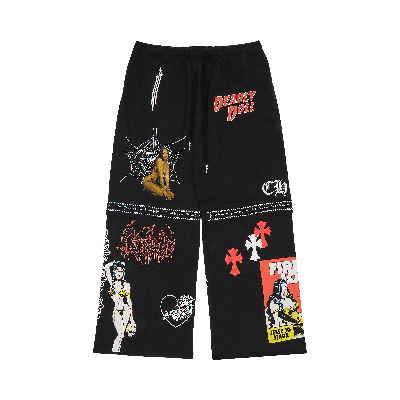 Pre-owned Chrome Hearts X Deadly Doll Sweatpants 'black'