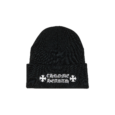 Pre-owned Chrome Hearts Online Exclusive Beanie 'black'