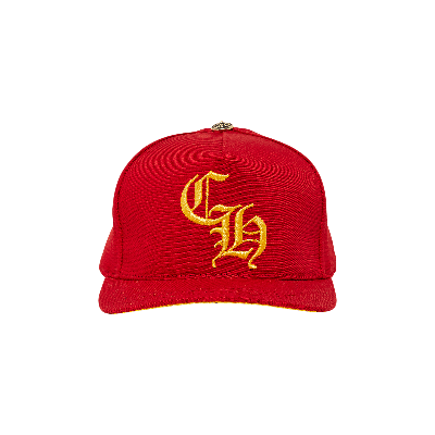 Pre-owned Chrome Hearts Baseball Hat 'red/yellow'