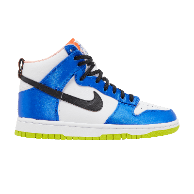 Pre-owned Nike Wmns Dunk High 'blue Satin'